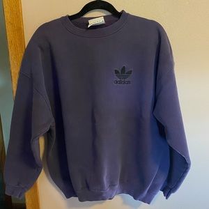 Vintage Adidas Crewneck Sweatshirt - Purple